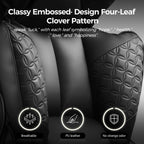 COMHOMA Big and Tall Office Chair Heavy Duty Wide Ergonomic Gaming Chair with Deluxe Embossing Designed Leather with Foot Rest, 145°Reclining Adjustable Armrests Pocket Spring Back Support and Pillow