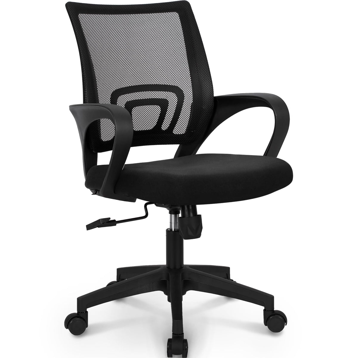NEO CHAIR Office Computer Chair Ergonomic Mid-Back Mesh Desk Chair, Black