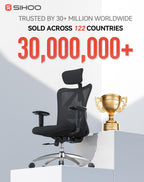 SIHOO M18 Ergonomic Office Chair, Mesh Back Desk Chair with Headrest