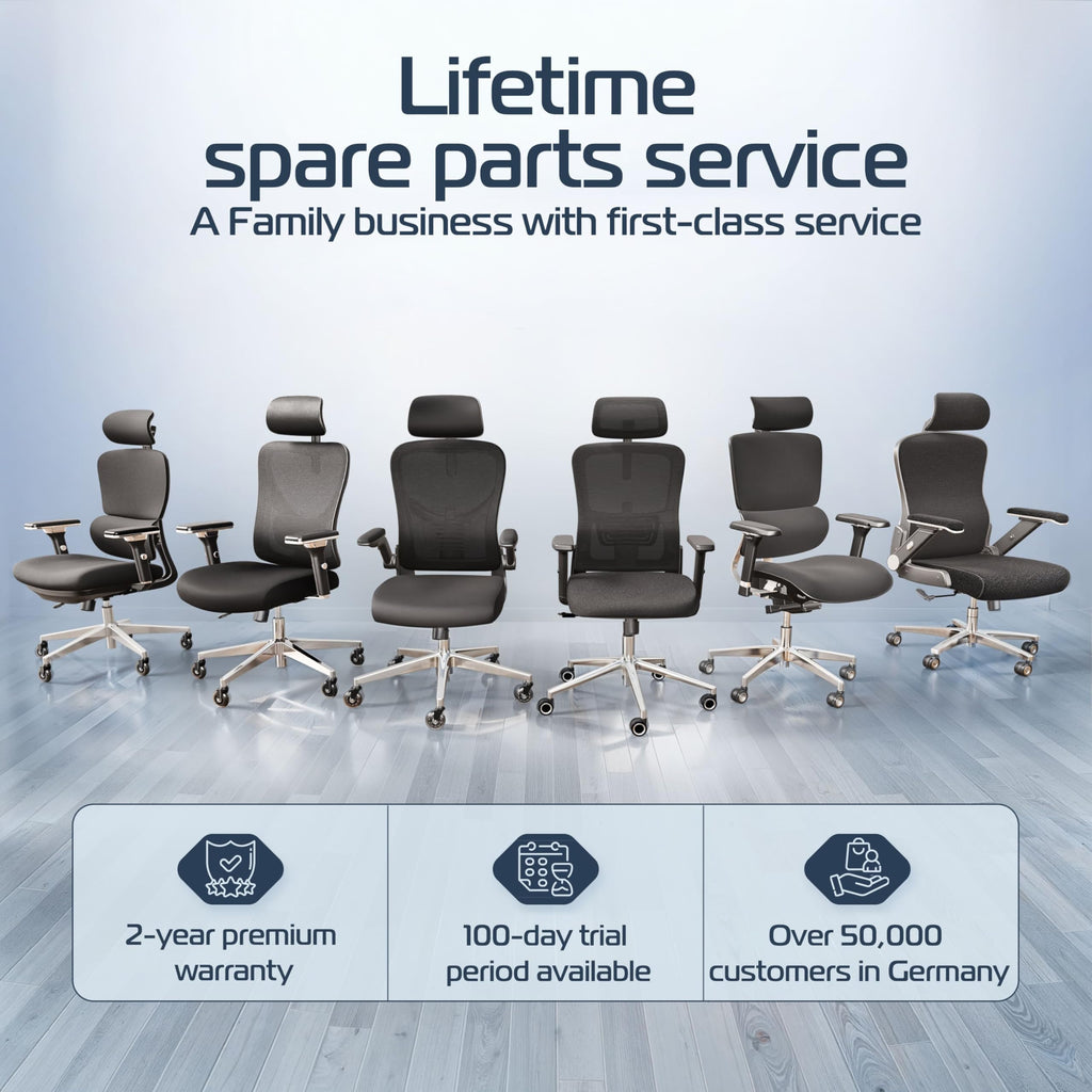 CLOUVOU Ergonomic Office Chair Comfy [#1 in Tests]