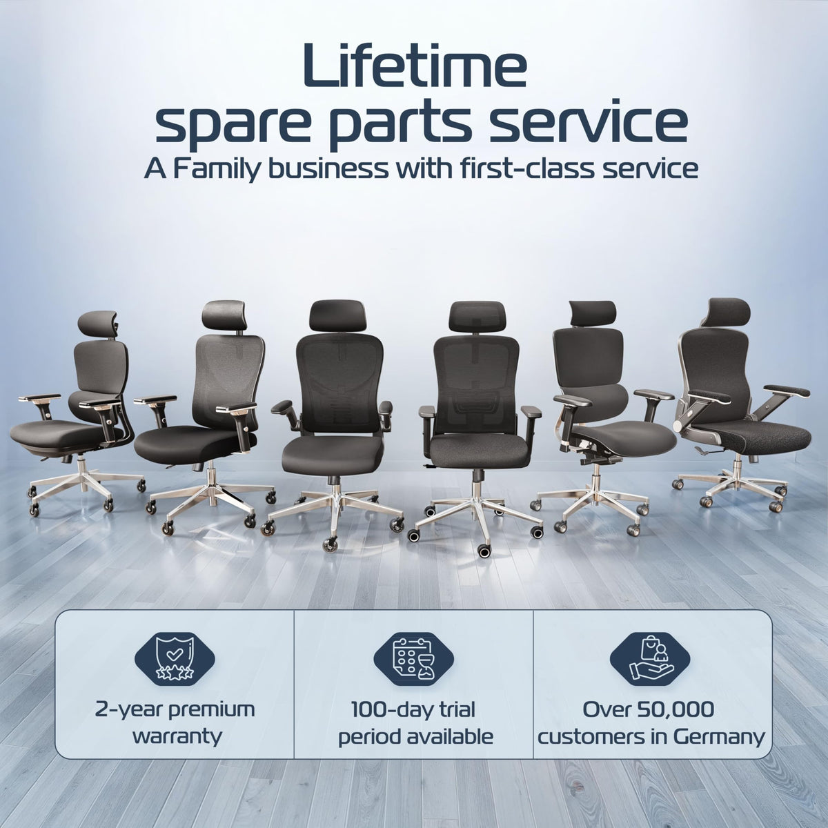 CLOUVOU Ergonomic Office Chair Comfy [#1 in Tests]