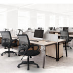 NEO CHAIR Office Computer Chair Ergonomic Mid-Back Mesh Desk Chair, Black